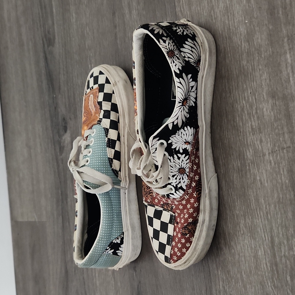 Vans tiger patchwork era skate shoes men's 7 or women's 8.5 - Picture 8 of 8